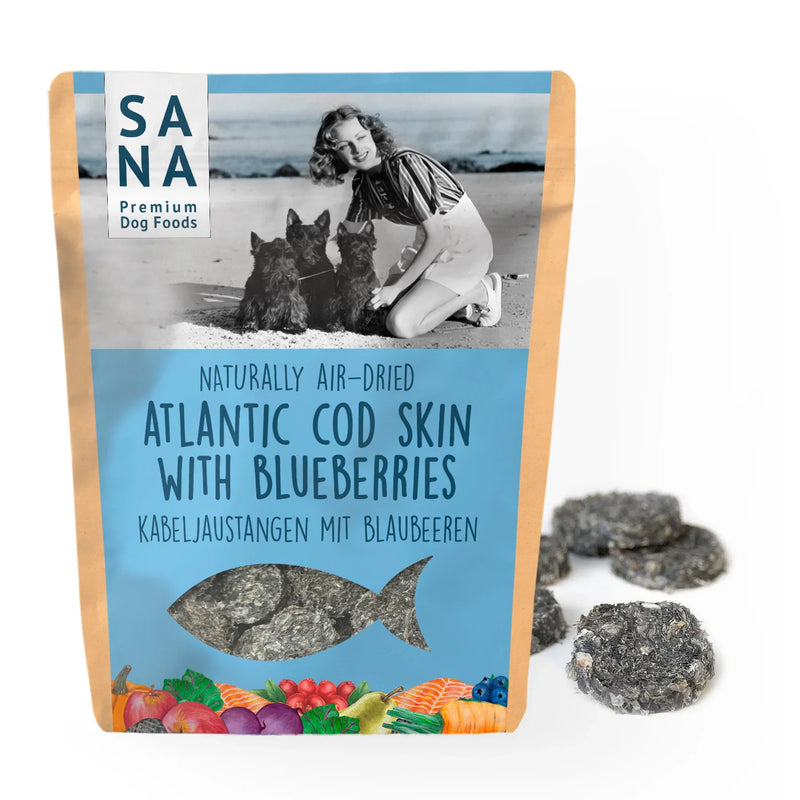 Burger bacalao y arandanos SANA DOG 100gr | Barf Canarias |