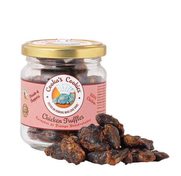 Cookas Cookies Trufas de pollo (corazones de pollo)