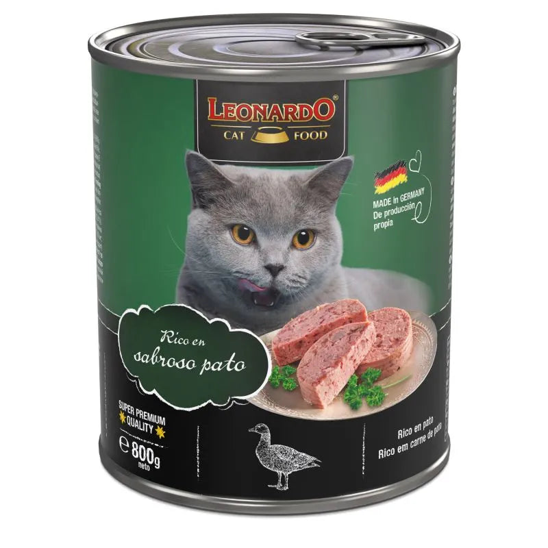 Leonardo Lata de carne de pato 800g
