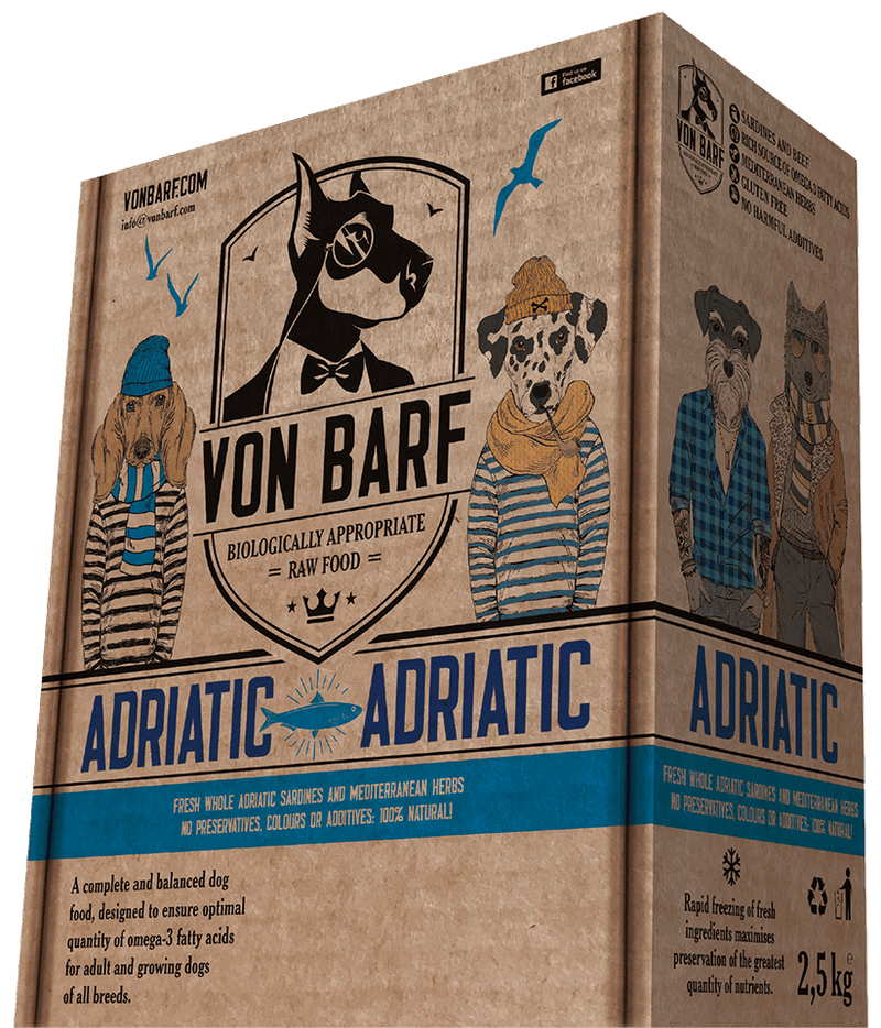 VON BARF De BARF Adriático 2.5KG