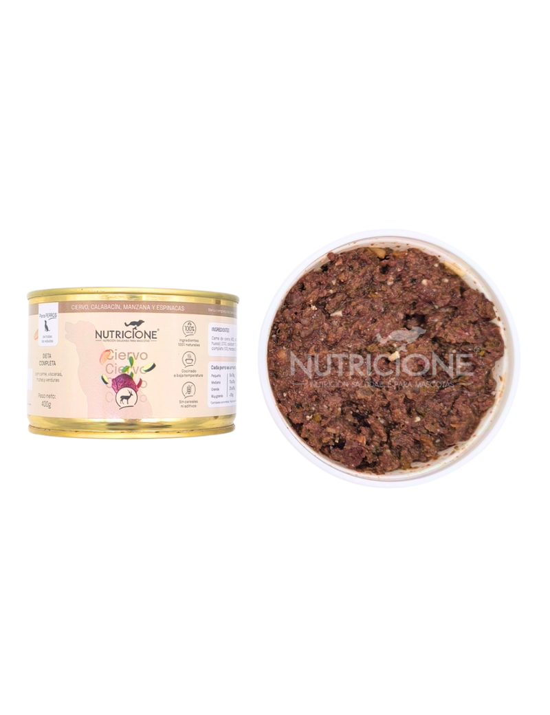 LATA CIERVO NUTRICIONE PERRO