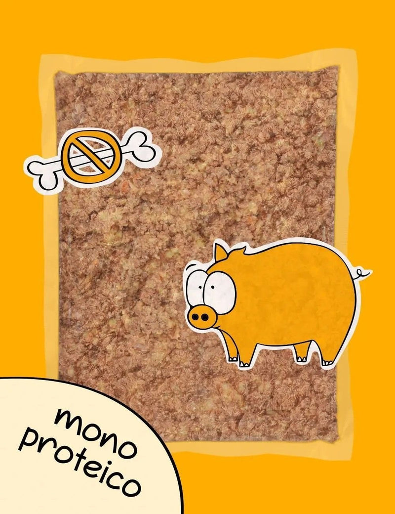 Guau and cat Cocinado Cerdo |Barf Canarias| 500gr