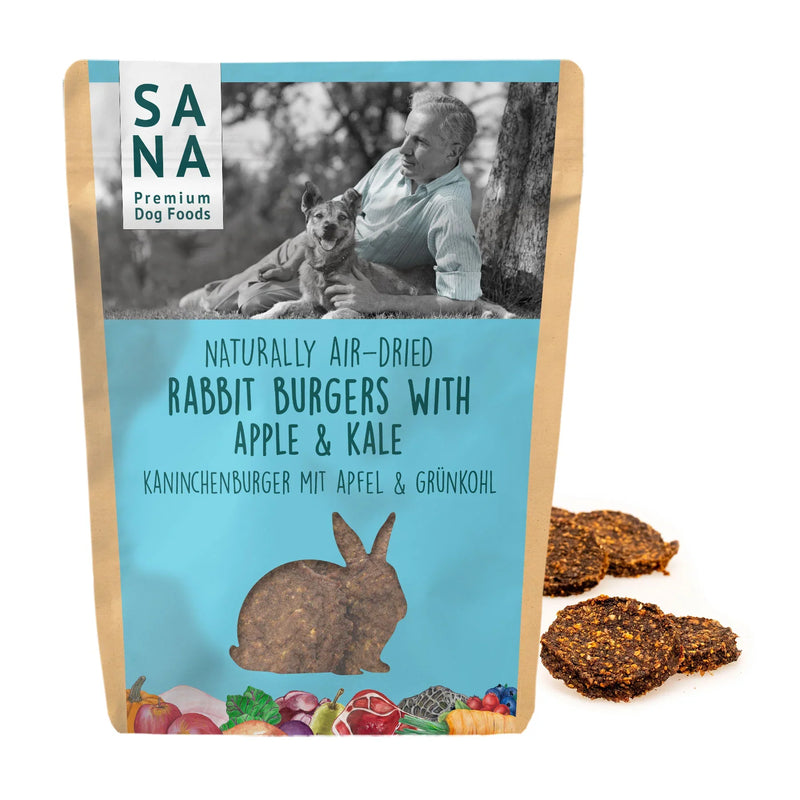 Burger conejo con manzana y kale 100gr | Barf Canarias |