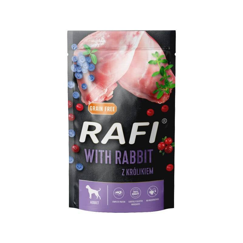 Rafi Alimento humedo de conejo 500gr