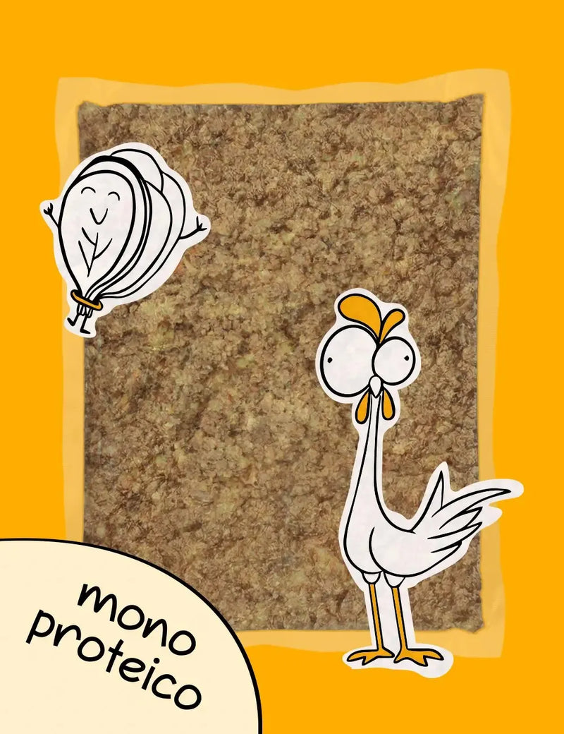 Guau and cat Raw pollo con espinacas 500gr