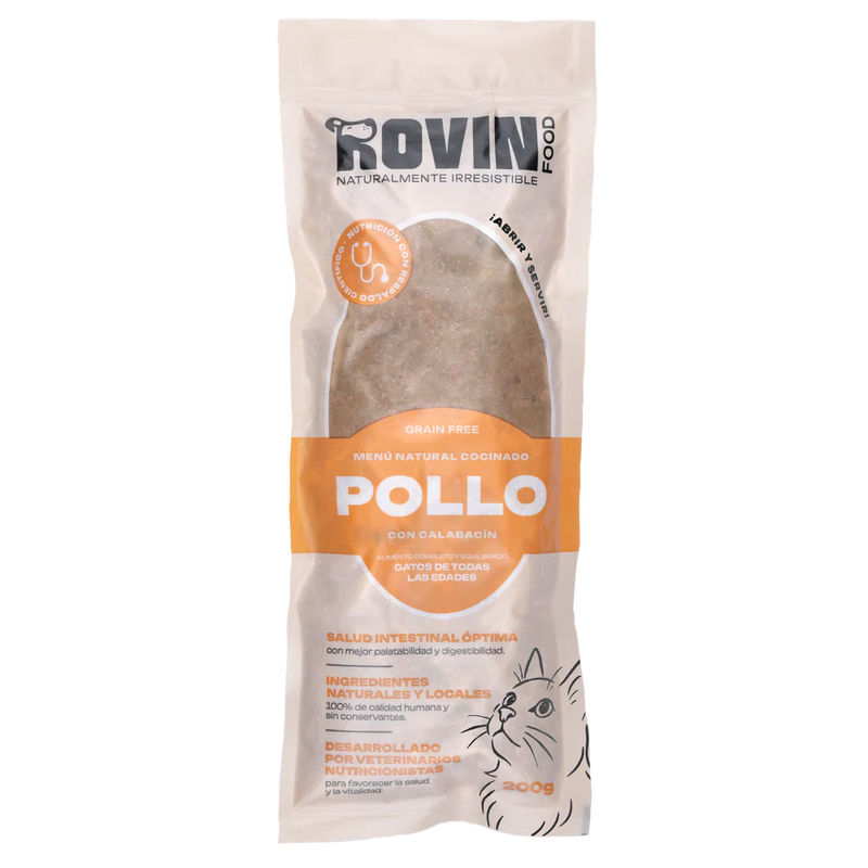 Rovin Food Menu Pollo - Para Gatos