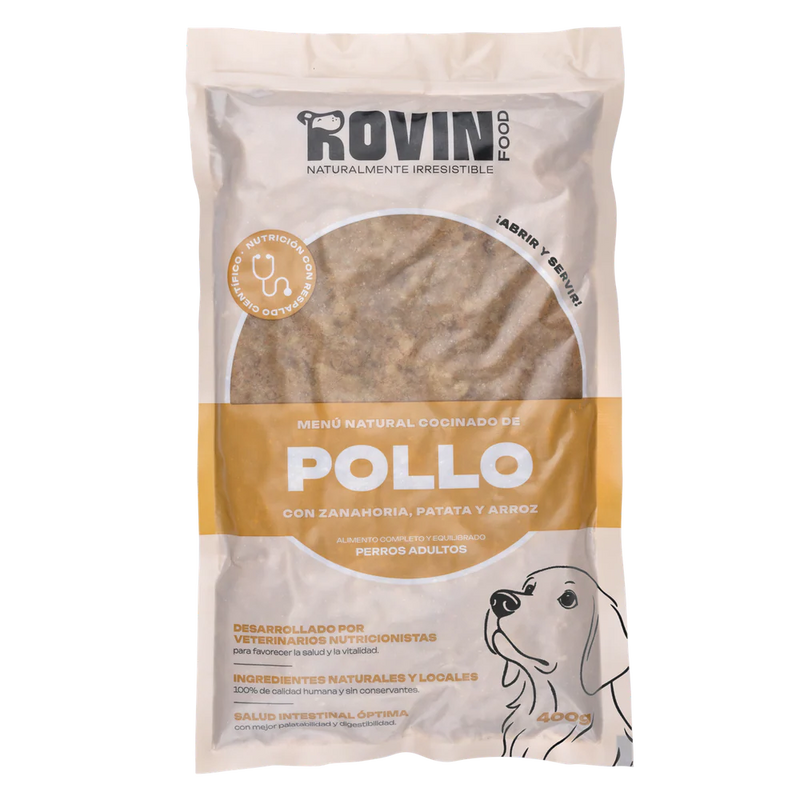 Rovin Food Menu Pollo - Perros