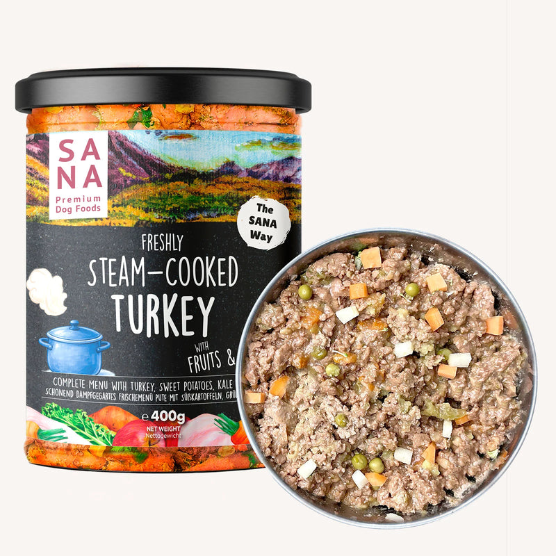 Cocinada en tarro Sana pavo, 400 gr