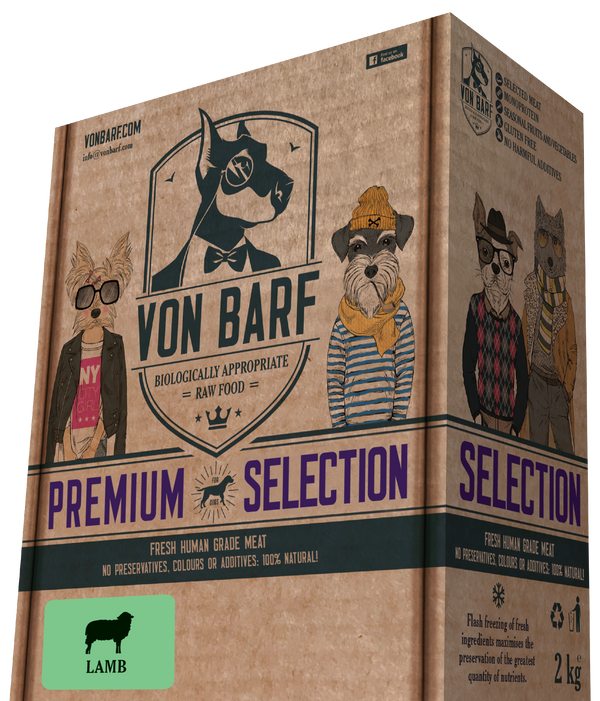 VON BARF Cordero Selección Premium 2KG