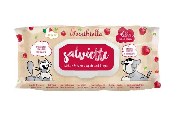 FERRIBIELLA Toallitas Manzana y Jengibre 40PZS