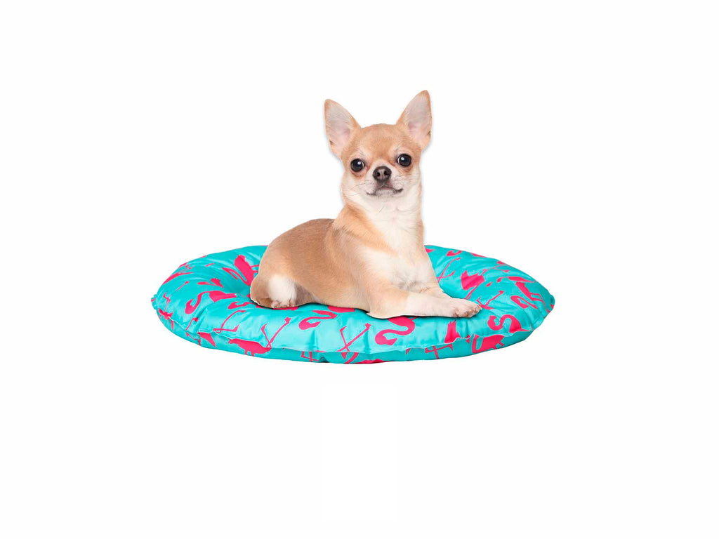 Freedog Donut refrescante acolchado Flamingo (71cm)