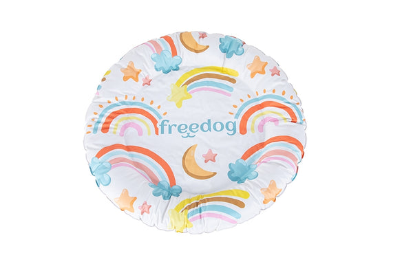 Freedog Donut refrescante acolchado arcoiris (71cm)
