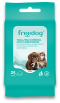 FREEDOG Toallitas húmedas clorhexidina