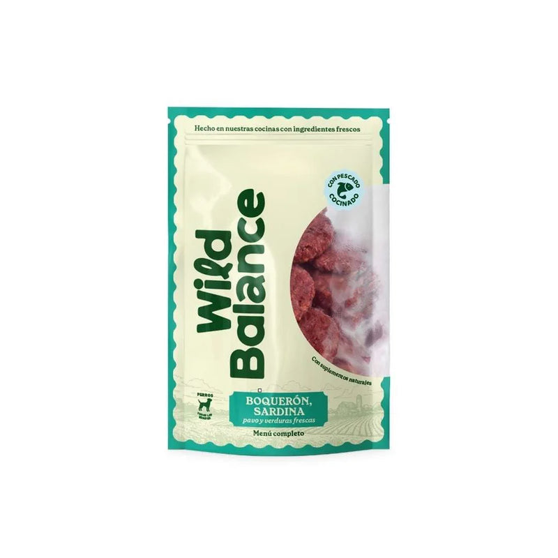 Wild Balance BARF Boquerón, Sardina y Pavo Hamburguesas 1kg