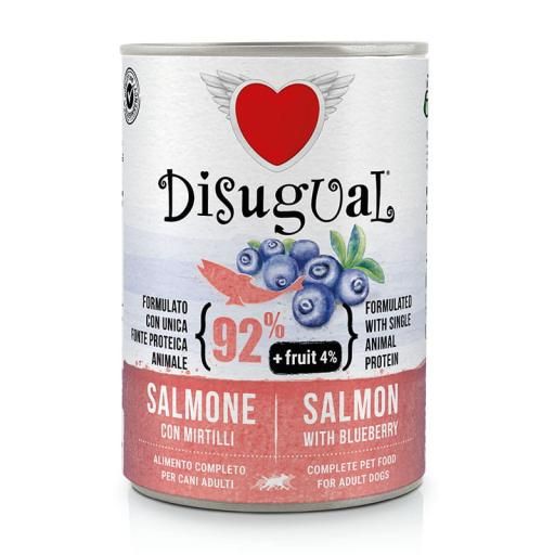 Disugual Salmon y arándanos 400gr |Barf Canarias|