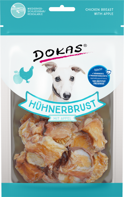 Dokas Pollo con Manzana 70g