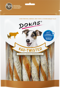 DOKAS Kau-Twister piel de vacuno, rumen y filete de pechuga de pollo 200 g