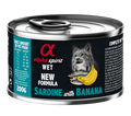 Alpha spirit pate sardina con platano gatos