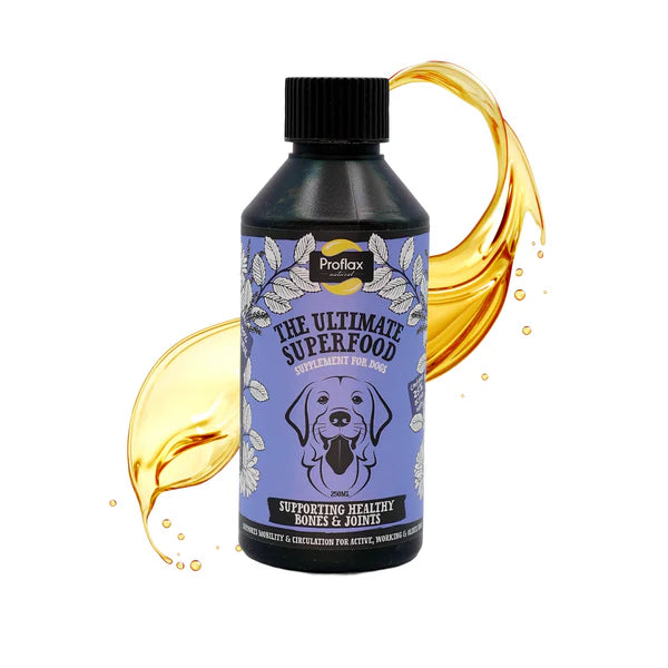 Proflax natural Soporte para huesos, articulaciones y movilidad en perros 250ml