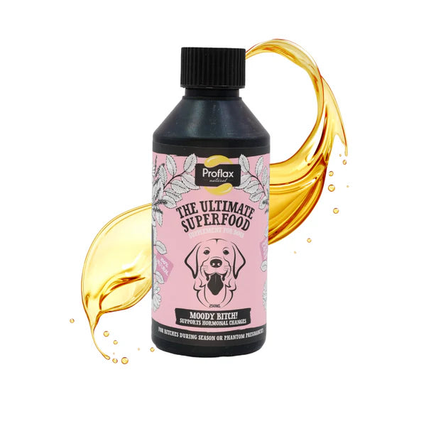 Proflax natural Alivio hormonal para perras - Moody Bitch 250ml