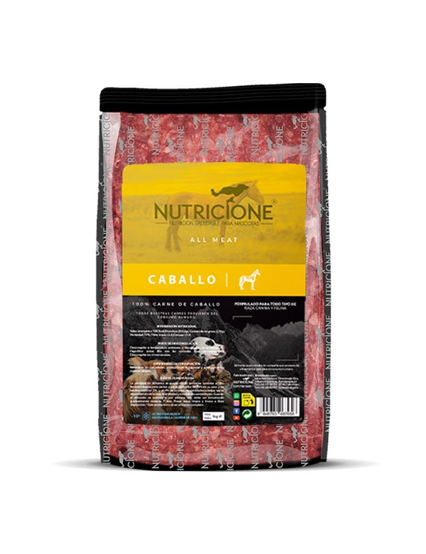 Nutricione todo carne CABALLO 1Kg |Barf Canarias|