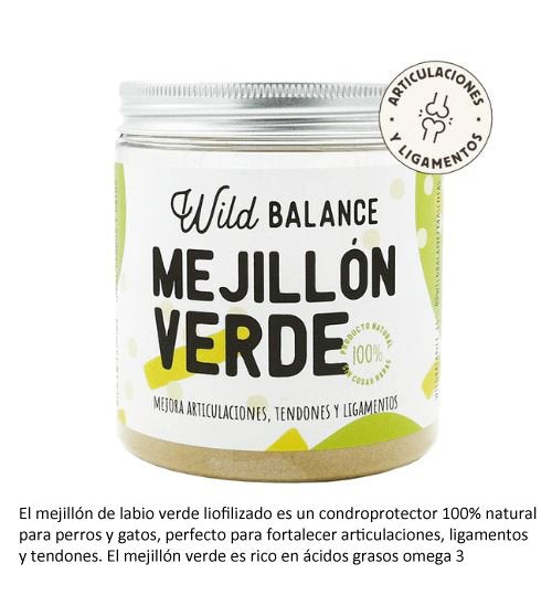 Mejillon labio verde Wild Balance |Barf Canarias|