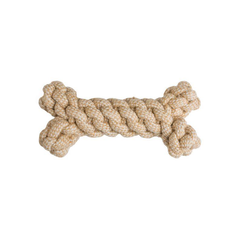 Hueso, yute/algodón reciclado, 18cm