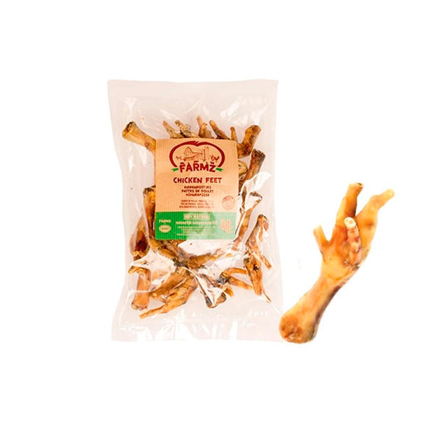 Farmz Duvo Plus Golosinas para perros con forma de patas de pollo, 250 g |Barf Canarias|