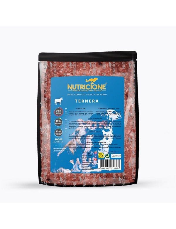 Nutricione Ternera 500gr |Barf Canarias|