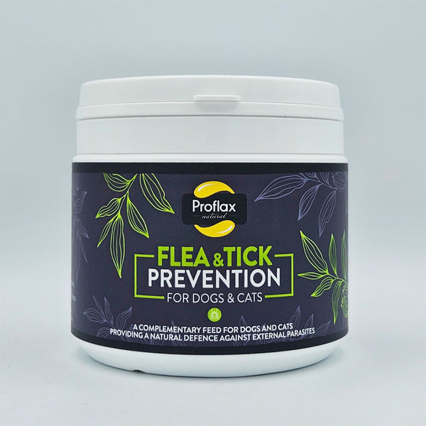 Proflax natural olvo para la protección contra pulgas y garrapatas para perros y gatos, 250 g