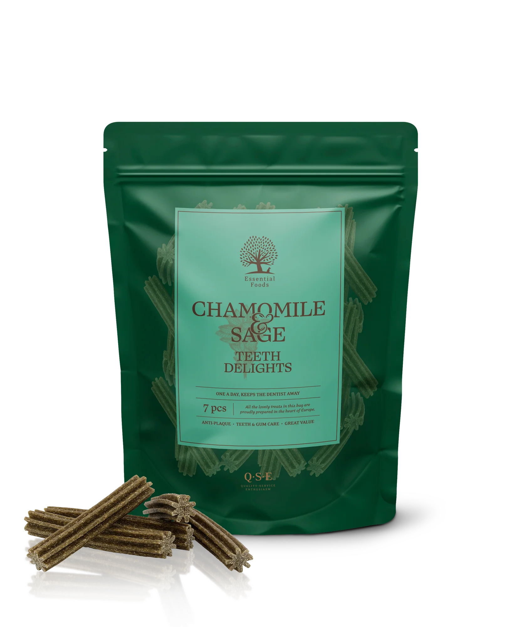 Essential Foods Stick de manzanilla y Salvia  7 pcs