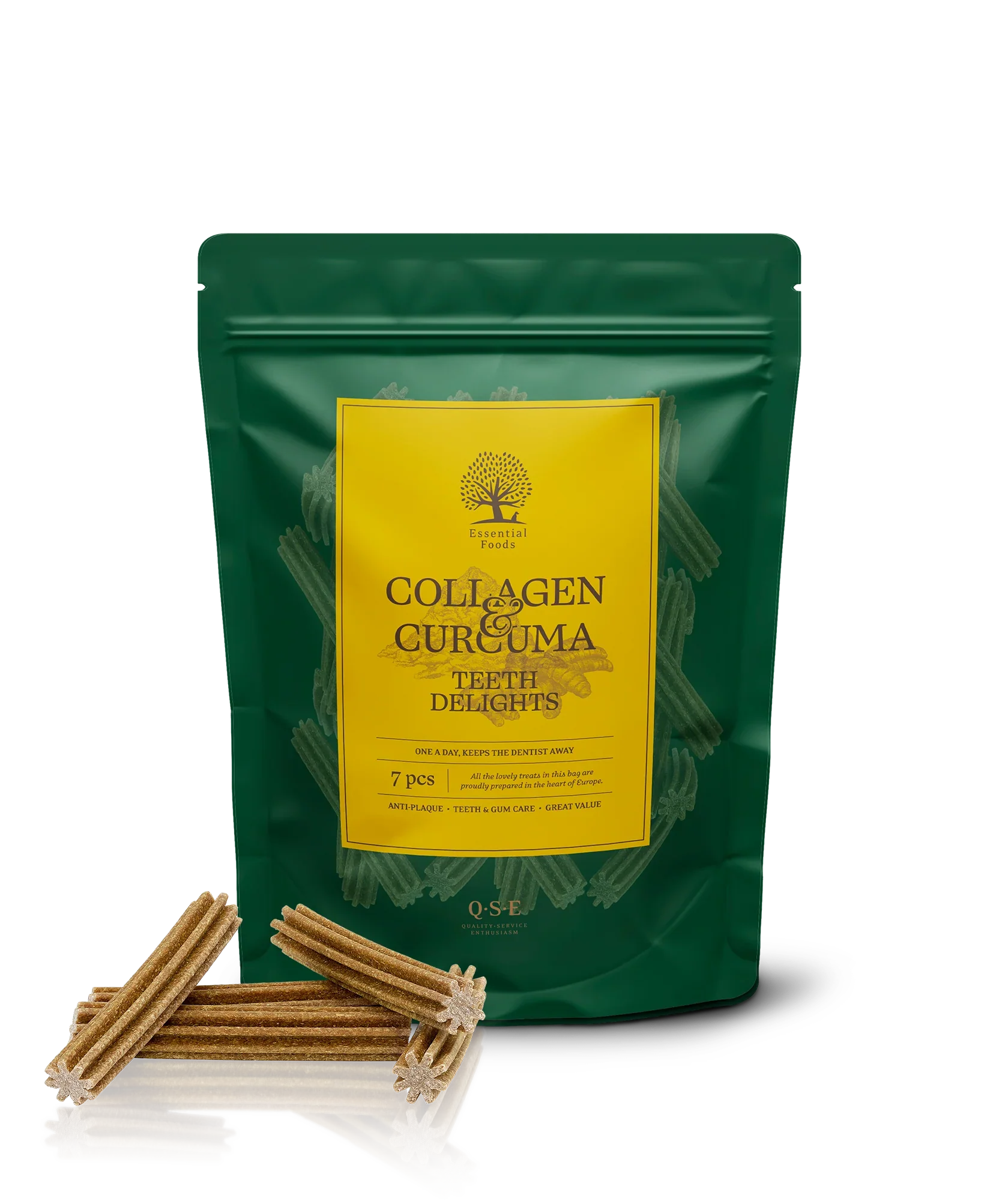 Essential Foods Stick con Colageno y Curcuma  7 pcs