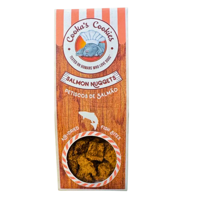 Cookas Cookies Nuggets de salmón 70 gr