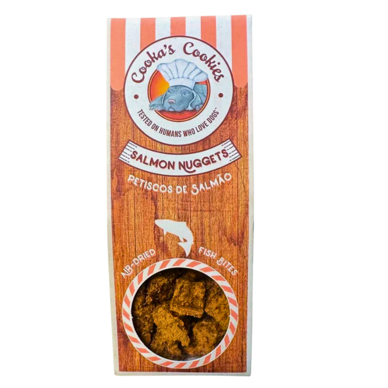 Cookas Cookies Nuggets de salmón 70 gr