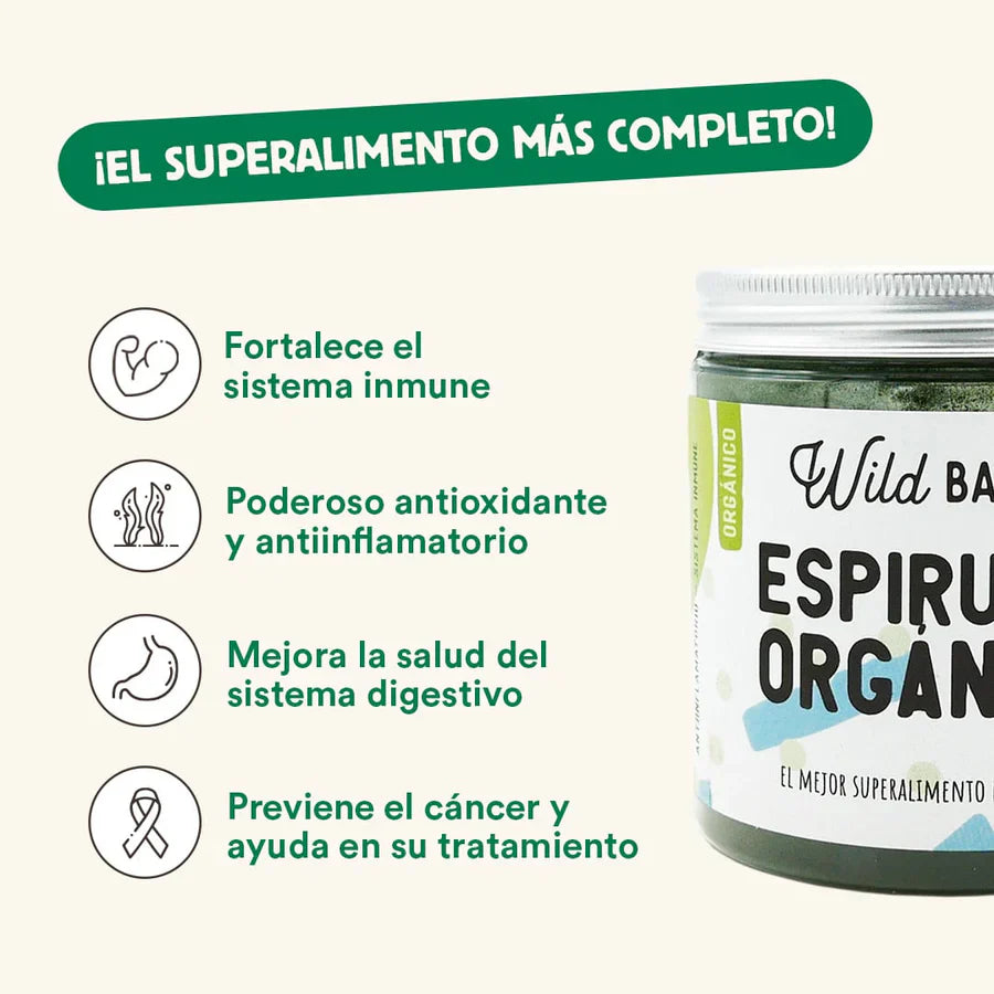 Espirulina Organica Wild Balance |Barf Canarias|