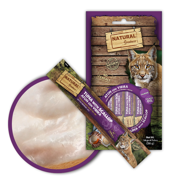 Natural greatness atun con vieira 4x14gr