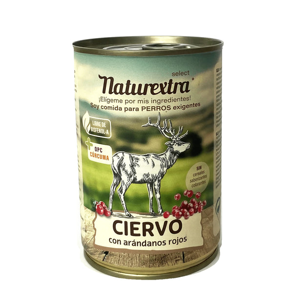 Lata Naturextra Ciervo 400gr
