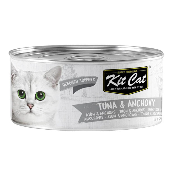 SUPER PREMIUM KIT CAT Lata Deboned - Atún y Anchoas 80gr