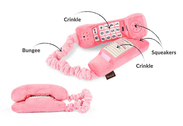 Peluche dog-phone , perros y gatos