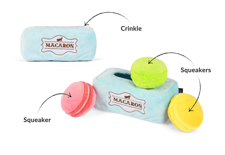 Peluche Macarons , perros y gatos