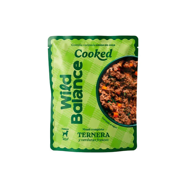 Wild Balance Comida Cocinada de Ternera con verduras para perros 400Gr