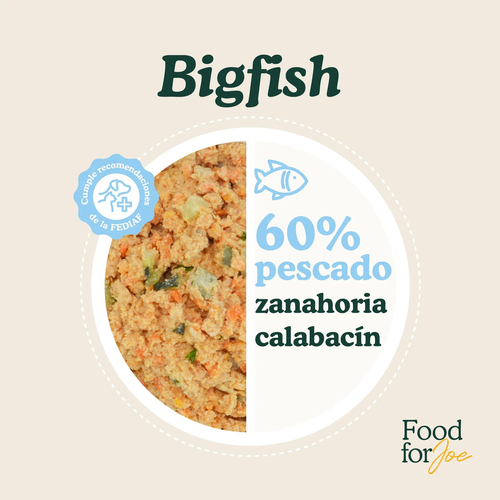 Food For Joe Bigfish - menú de pescado para perros 400 g
