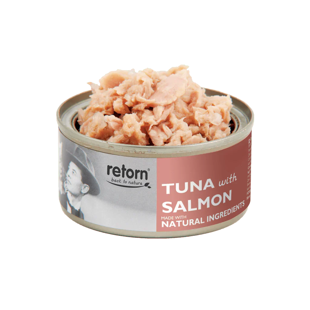 Lata gato retorn atun y salmon 80gr|Barf Canarias|