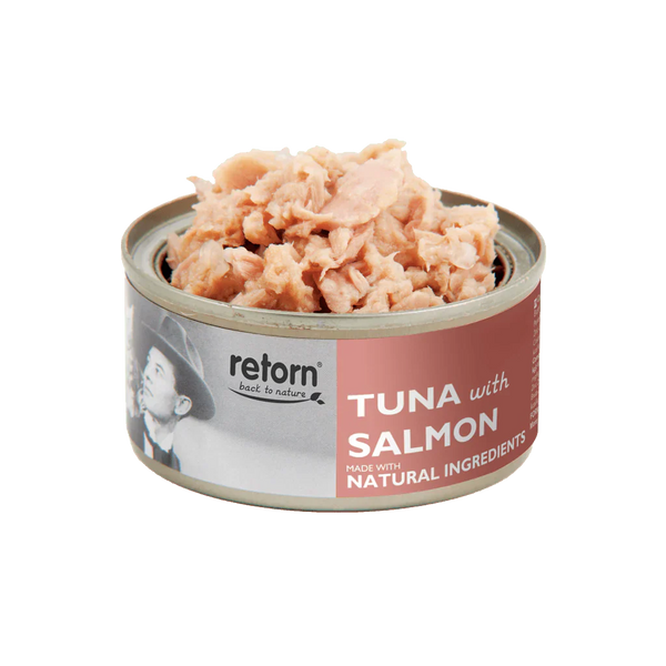 Lata gato retorn atun y salmon 80gr|Barf Canarias|