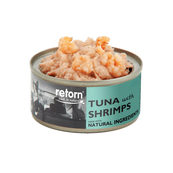 Lata gato retorn atun y gambas 80gr|Barf Canarias|