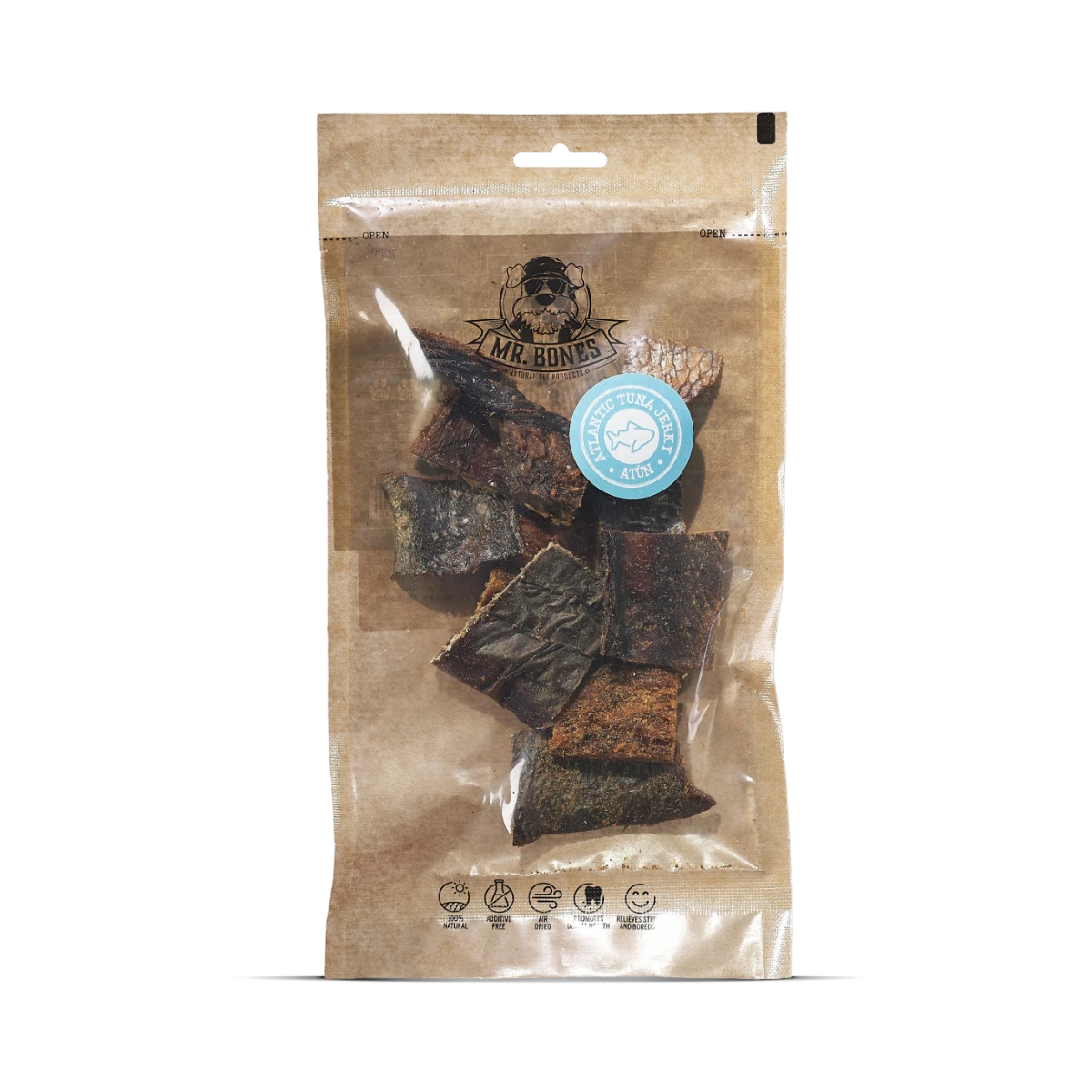 MR.BONES Cecina de Atún Atlántico para perros – Snack dental 100% Natural