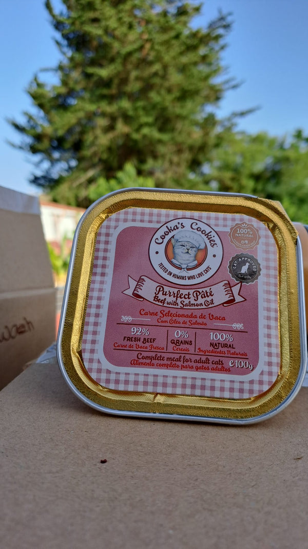 Cookas Cookies Pate gatos de ternera