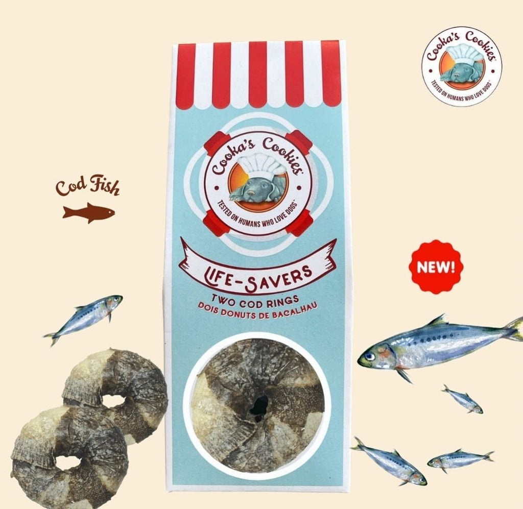 Cookas Cookies Salva vidas de bacalao