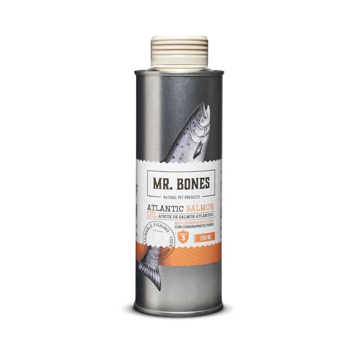 MR.BONES Aceite de Salmón para perro y gato – Con Condroprotectores 250ml