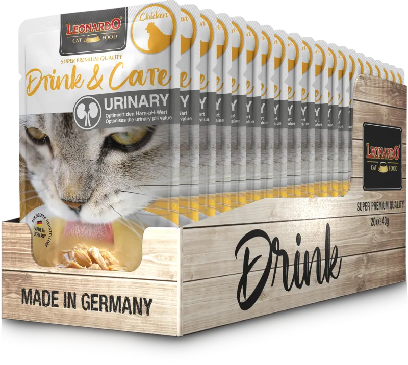 LEONARDO Drink de Pollo Urinary 40gr - Para Gatos